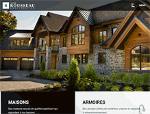 Tablet Screenshot of andrerousseauconstruction.com